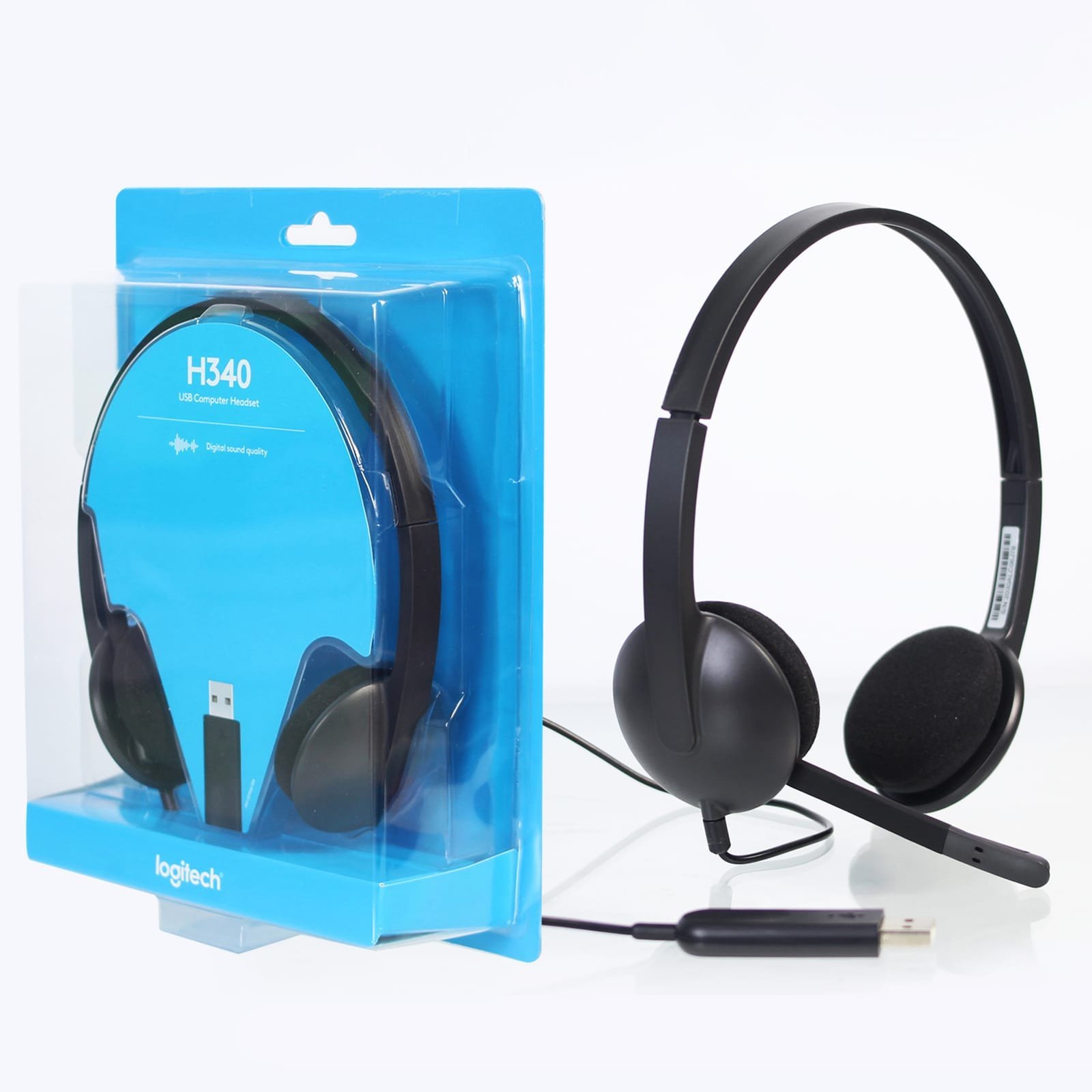 Logitech H340 USB Stereo Headset - Image 2