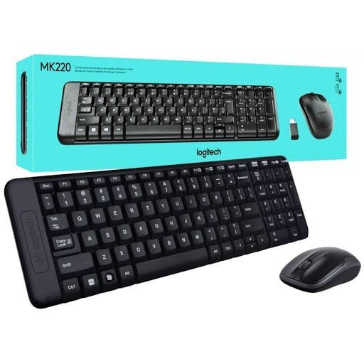 Logitech MK220 Keyboard & Wireless Mouse
