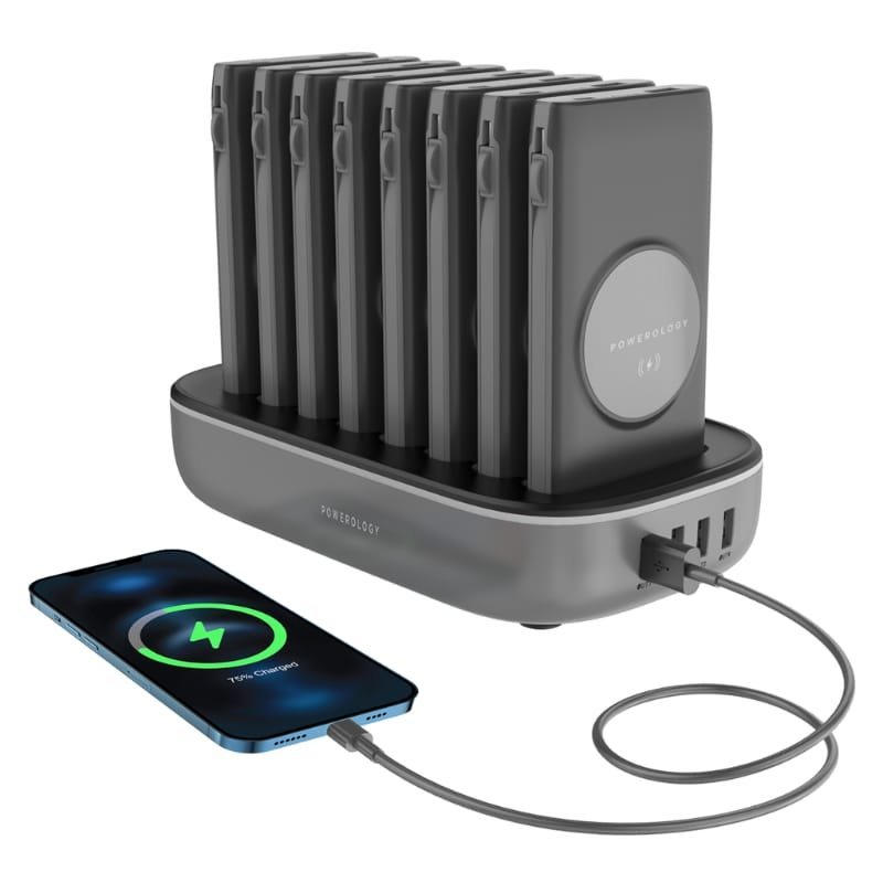 Powerbank Station 8 in 1 10000mAh